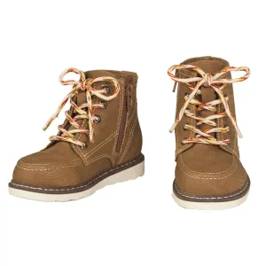 443004502 Twister Boys Clyde Toddler Side Zip Ankle Boots - Brown