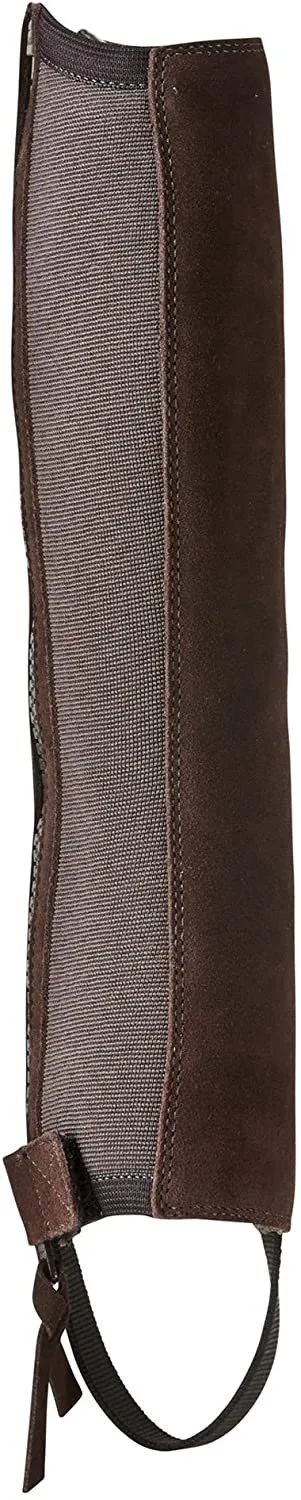 Ariat English Kid's Suede Breeze Chap, Chocolate Suede, Small Tall