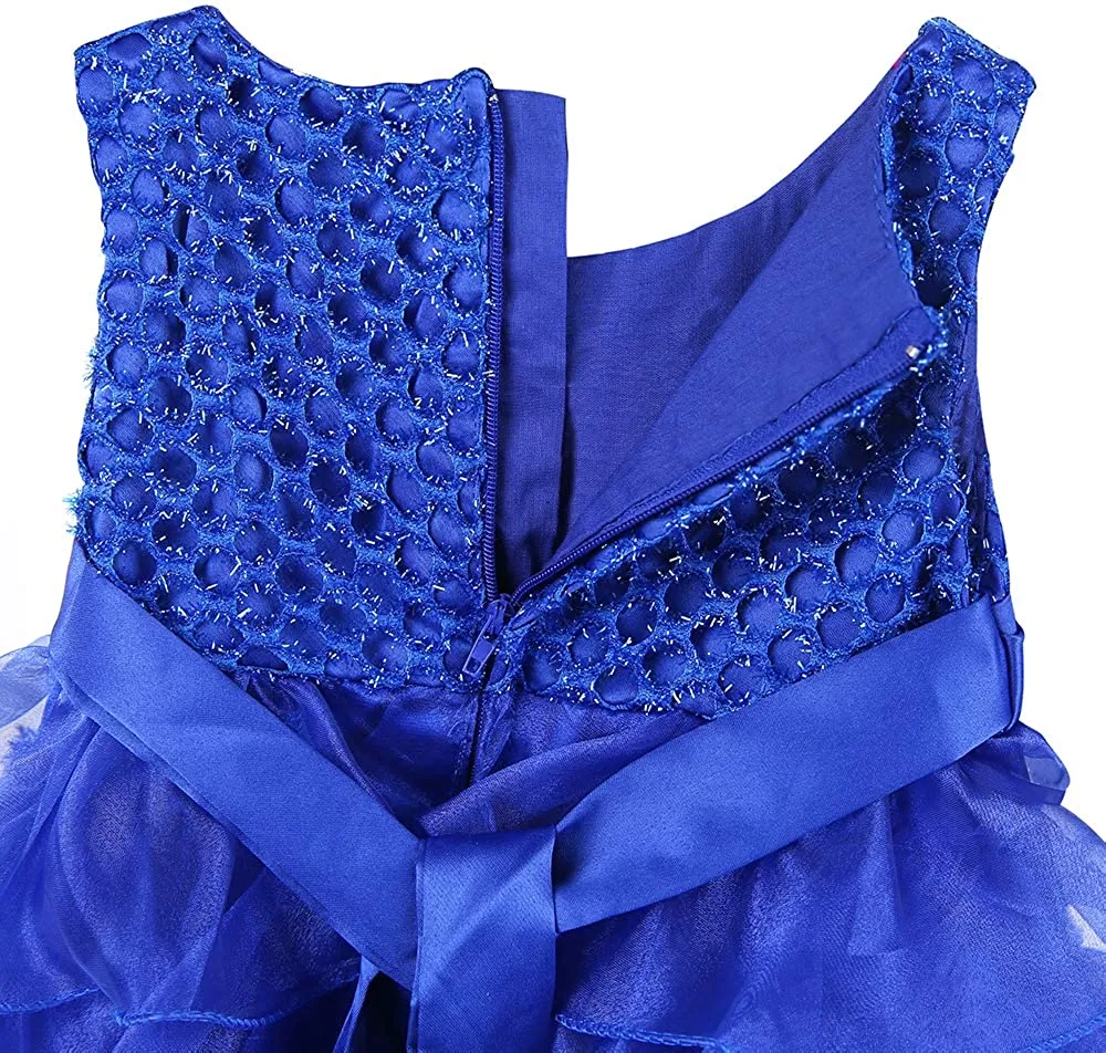 Baby Girl Dresses Ruffle Lace Pageant Party Wedding Flower Girl Dress