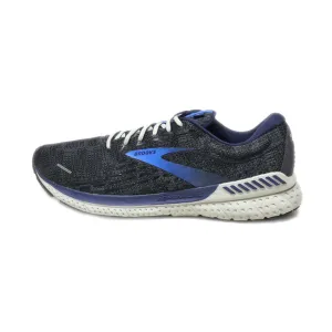 Brooks Adrenaline 21 Sport Shoes Fabric Black Colour For Men