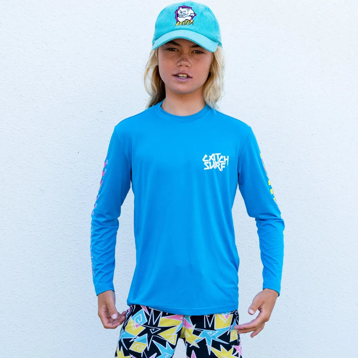 Catch Surf Youth OG Old School Long Sleeve Surf Shirt Rash Guard