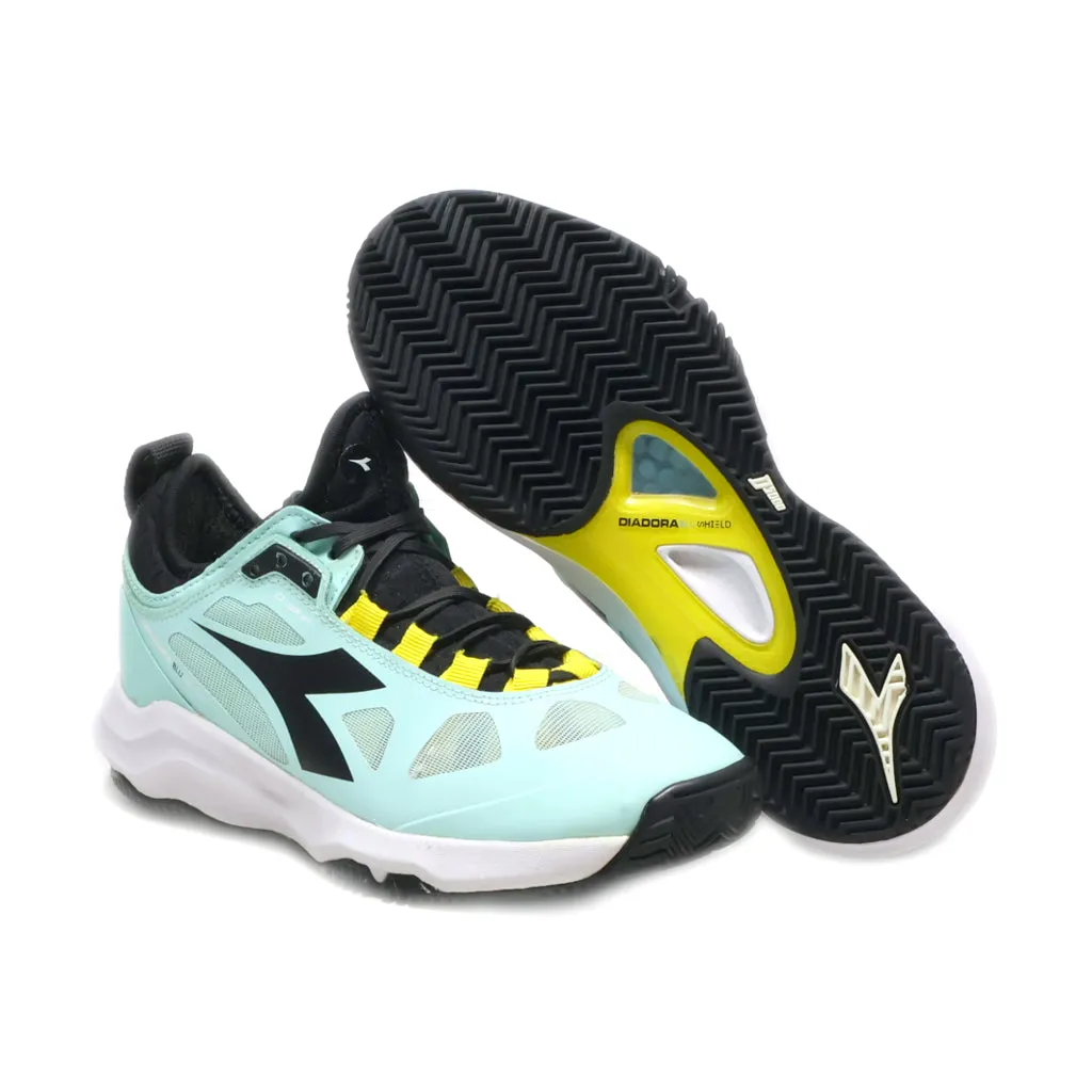 Diadora Speed Blushield Fly Sport Shoes Fabric Blue Colour For Women