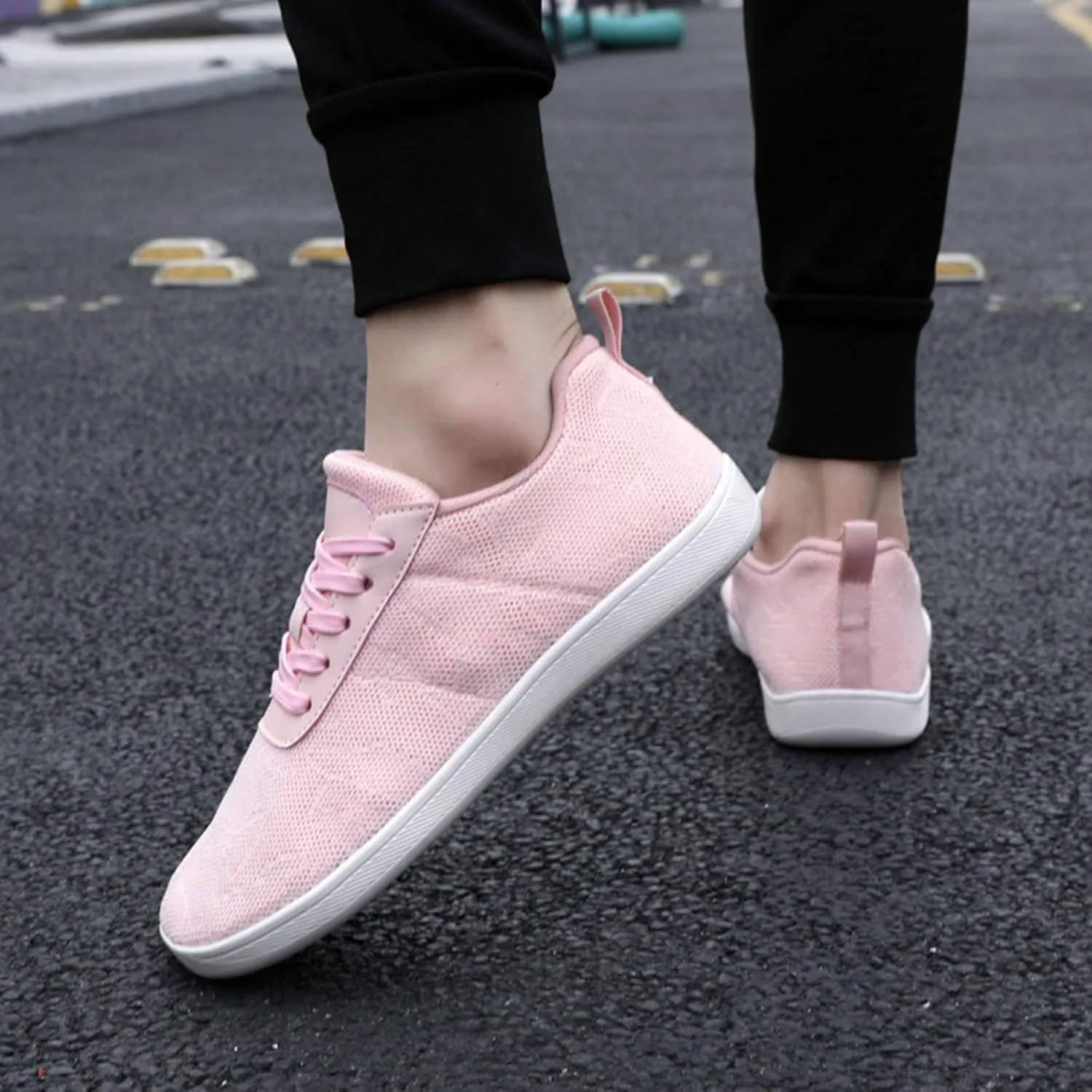 Foreign Trade New Flying Weaving Mesh Breathable Cople‘s’ Shoes Round Head Low Top Soft Bottom Casual Sneaker for Men Water