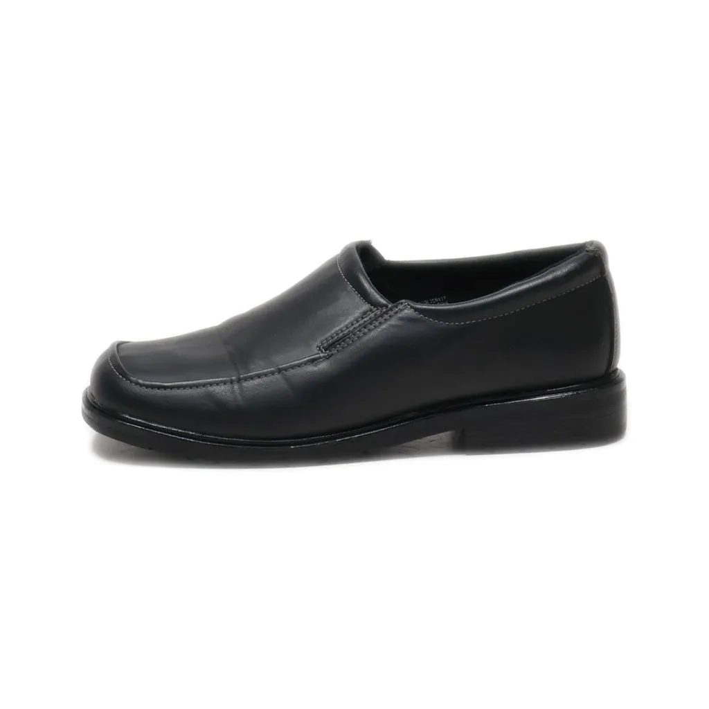 George Slip Ons Leather Black Colour For Women