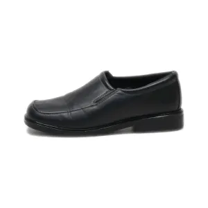 George Slip Ons Leather Black Colour For Women