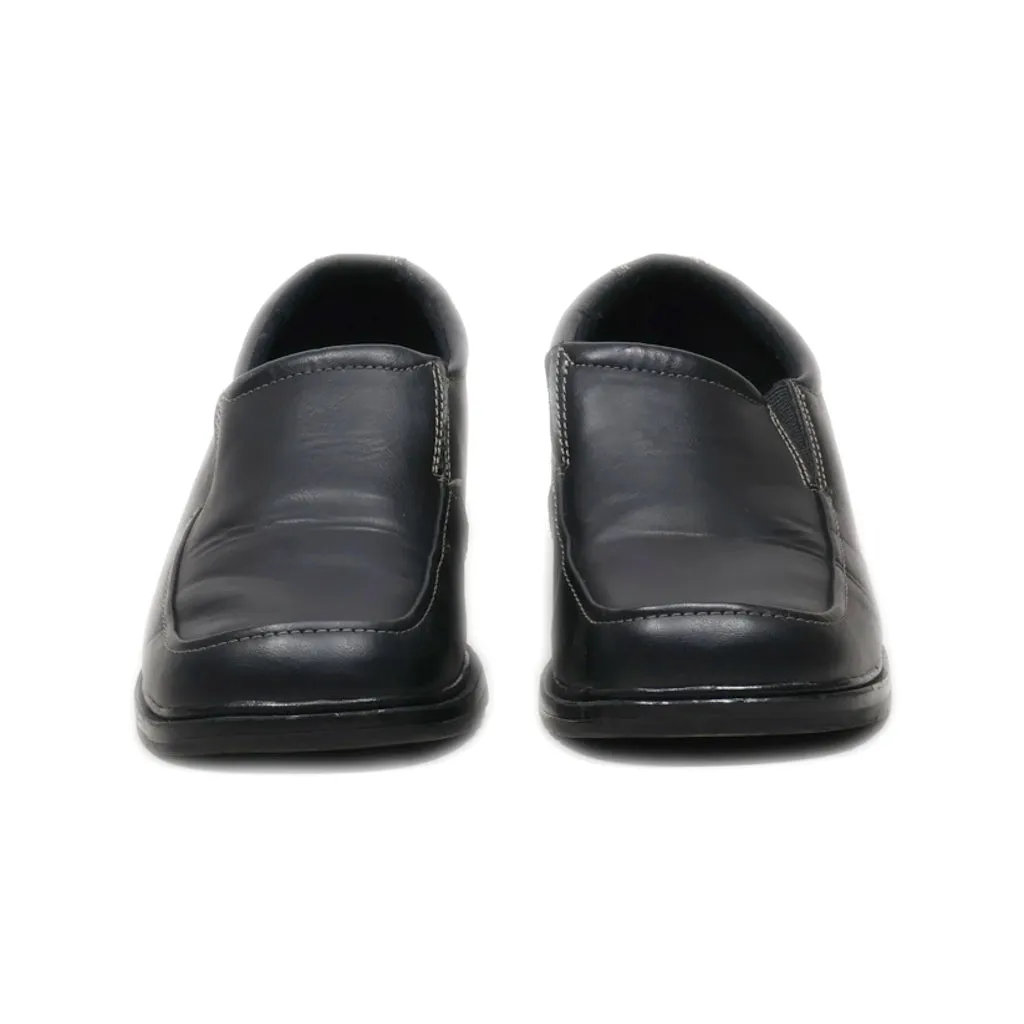 George Slip Ons Leather Black Colour For Women