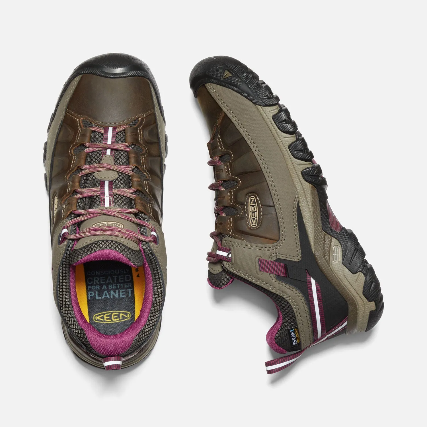 Keen Targhee III WP Womens Weiss Boysenberry