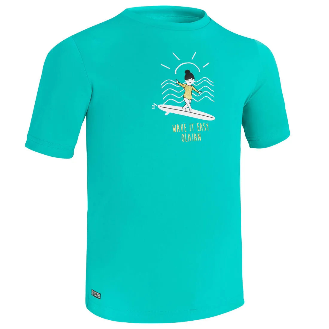 Kids’ surfing anti-UV printed water T-Shirt
