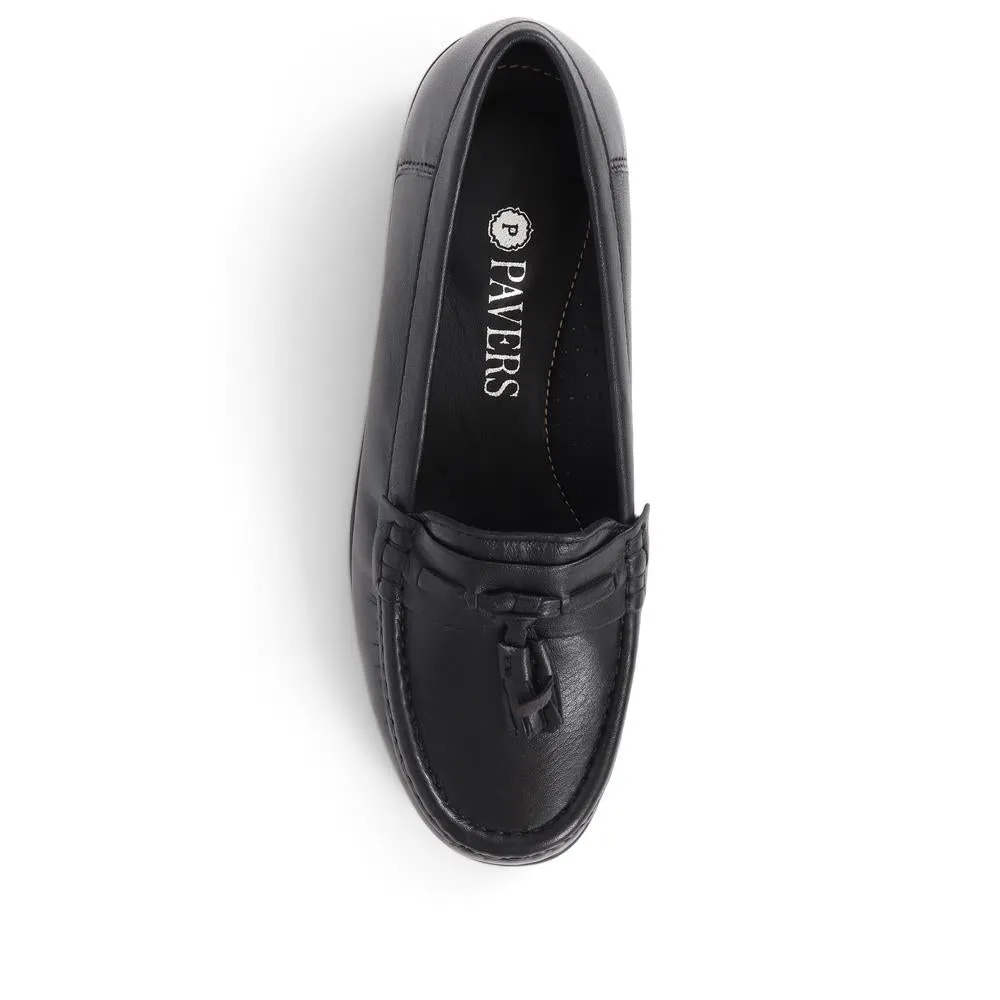 Leather Slip-On Loafers  - NAP38023 / 325 236