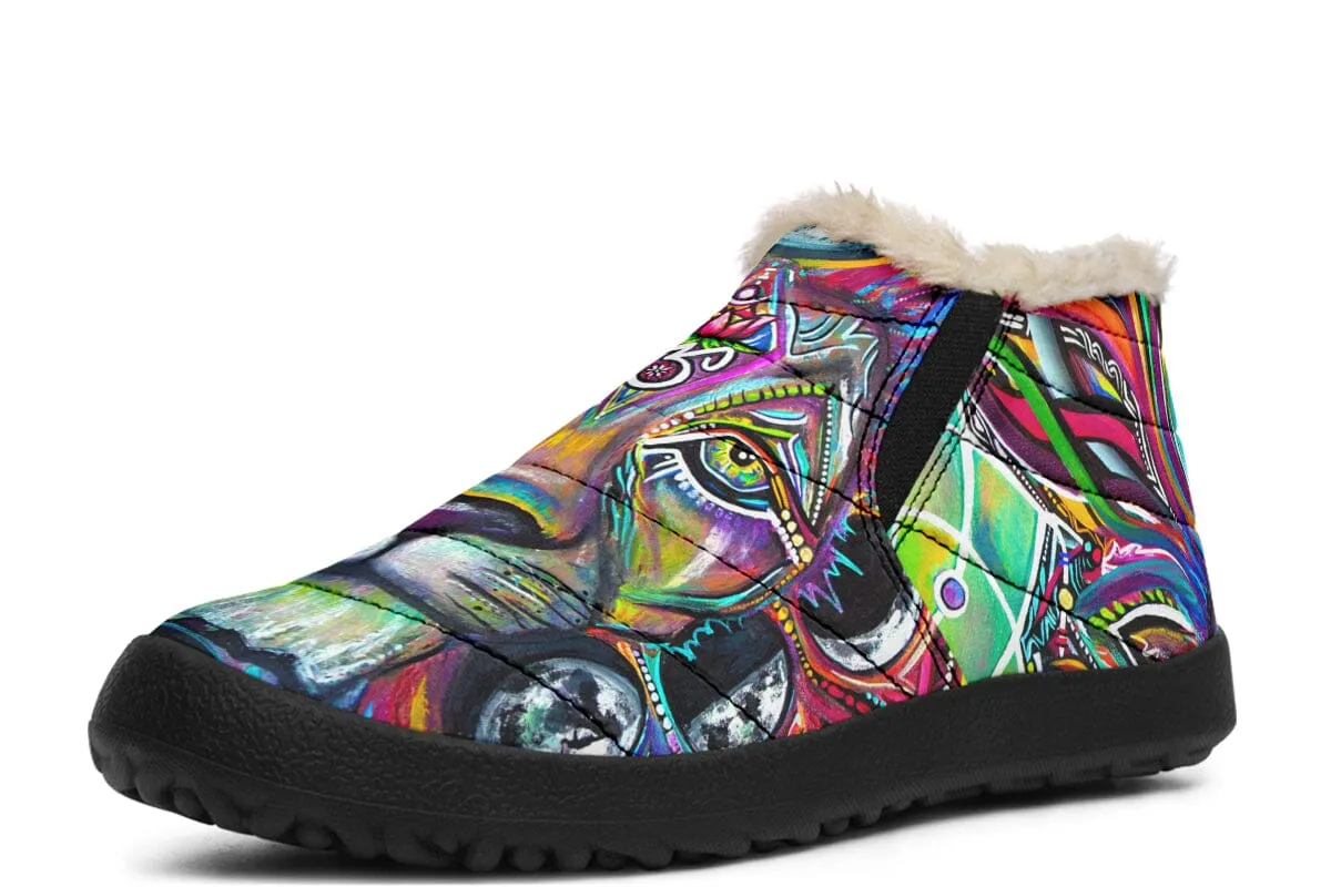 Lunar Lion Winter Slippers