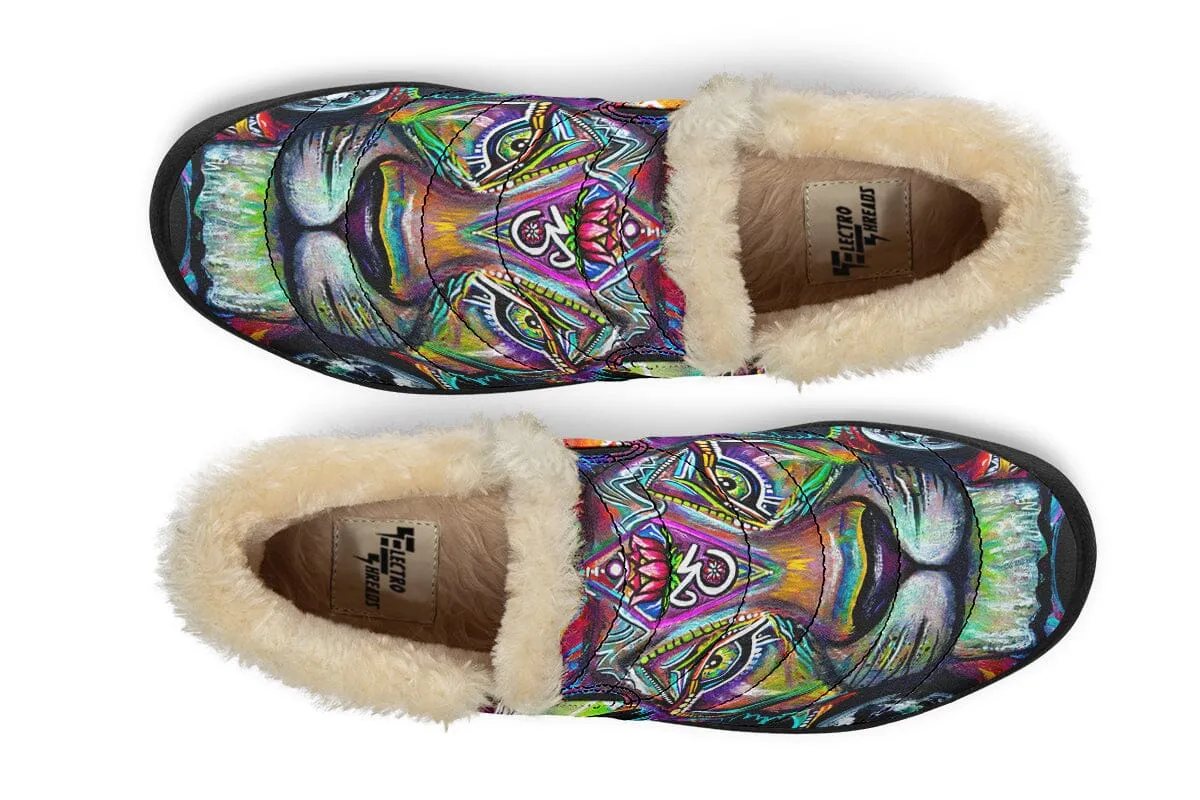 Lunar Lion Winter Slippers