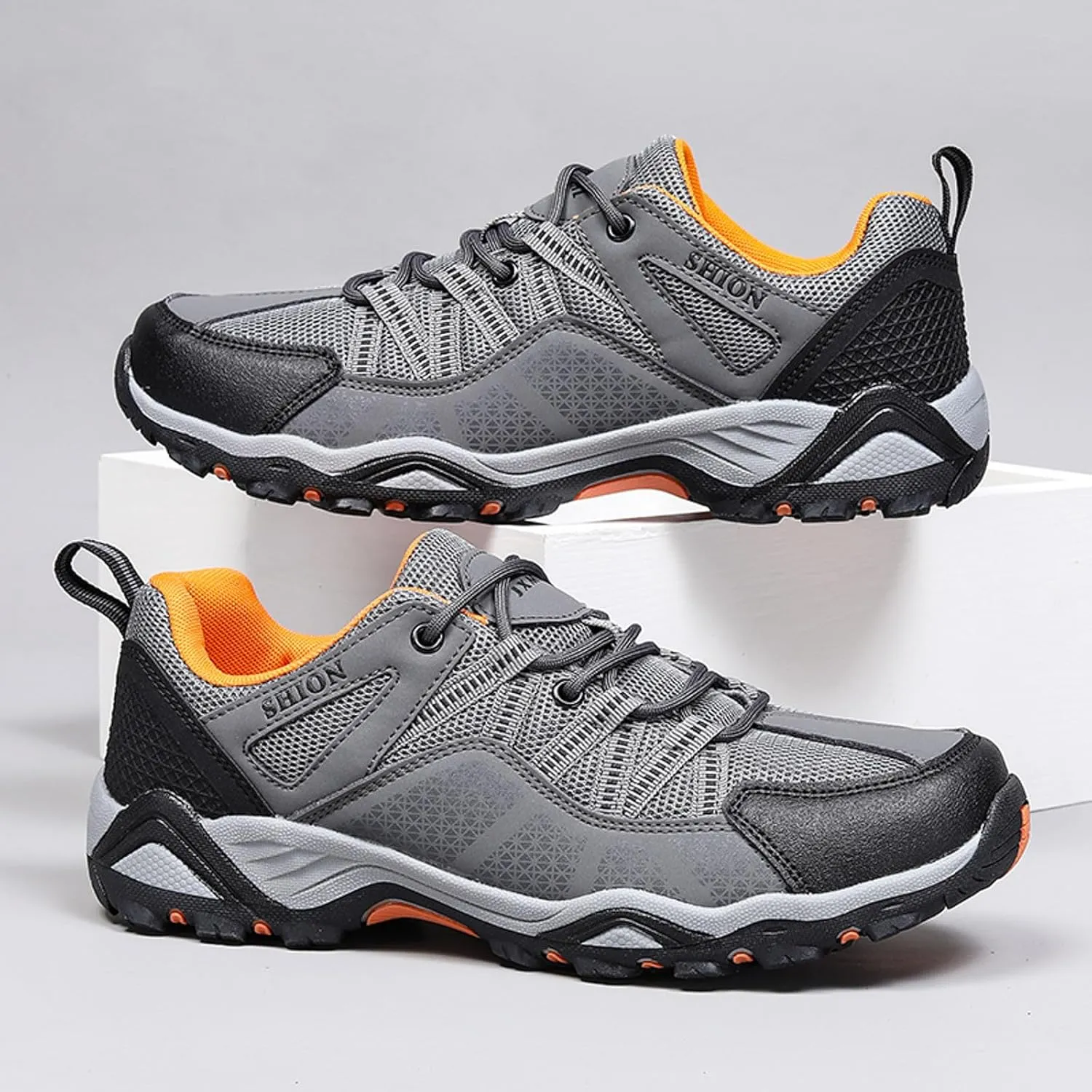 Men Sports Shoes Fashionable New Pattern Simple Solid Outdoor Mountaineering Shoes Sneaker Slippers for Men Size 13 Men's SPO
