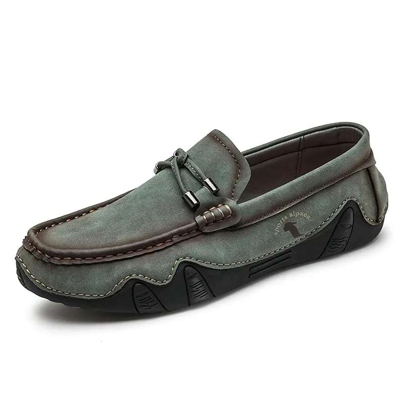Men's Fashion Handmade Loafers / Casual Shoes Of PU Leather / Male Aesthetic Moccasins