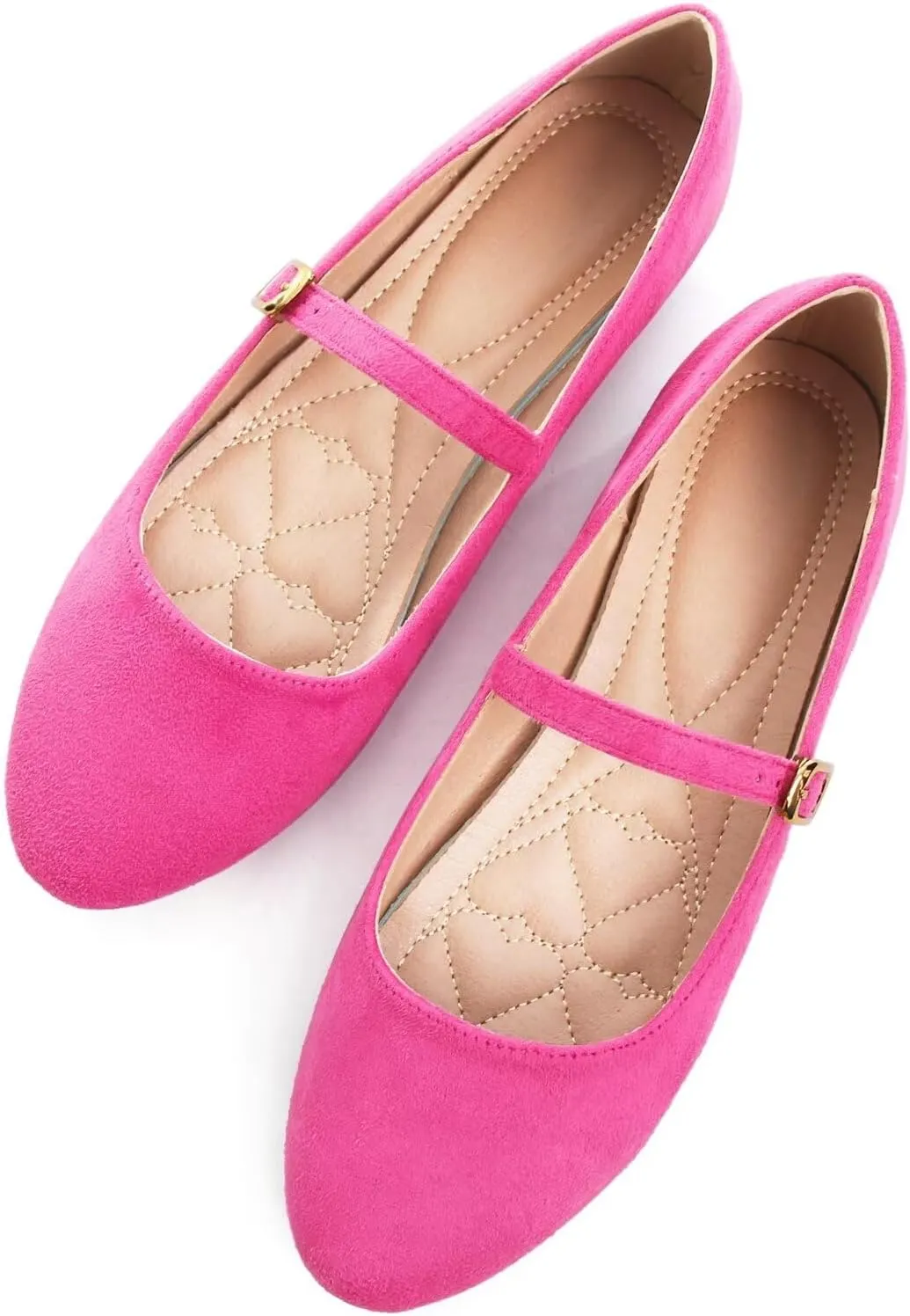 SAILING LU Women Pointed Toe Mary Janes Shoes Retro Plaid Dress Shoes Comfortable Ballet Flats Portable Holiday Shoes