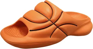 Summer New Men Outwear Slippers for Casual Versatility Thick Bottom Slip Durable Leather Slippers for Men