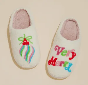 Very Merry Slippers