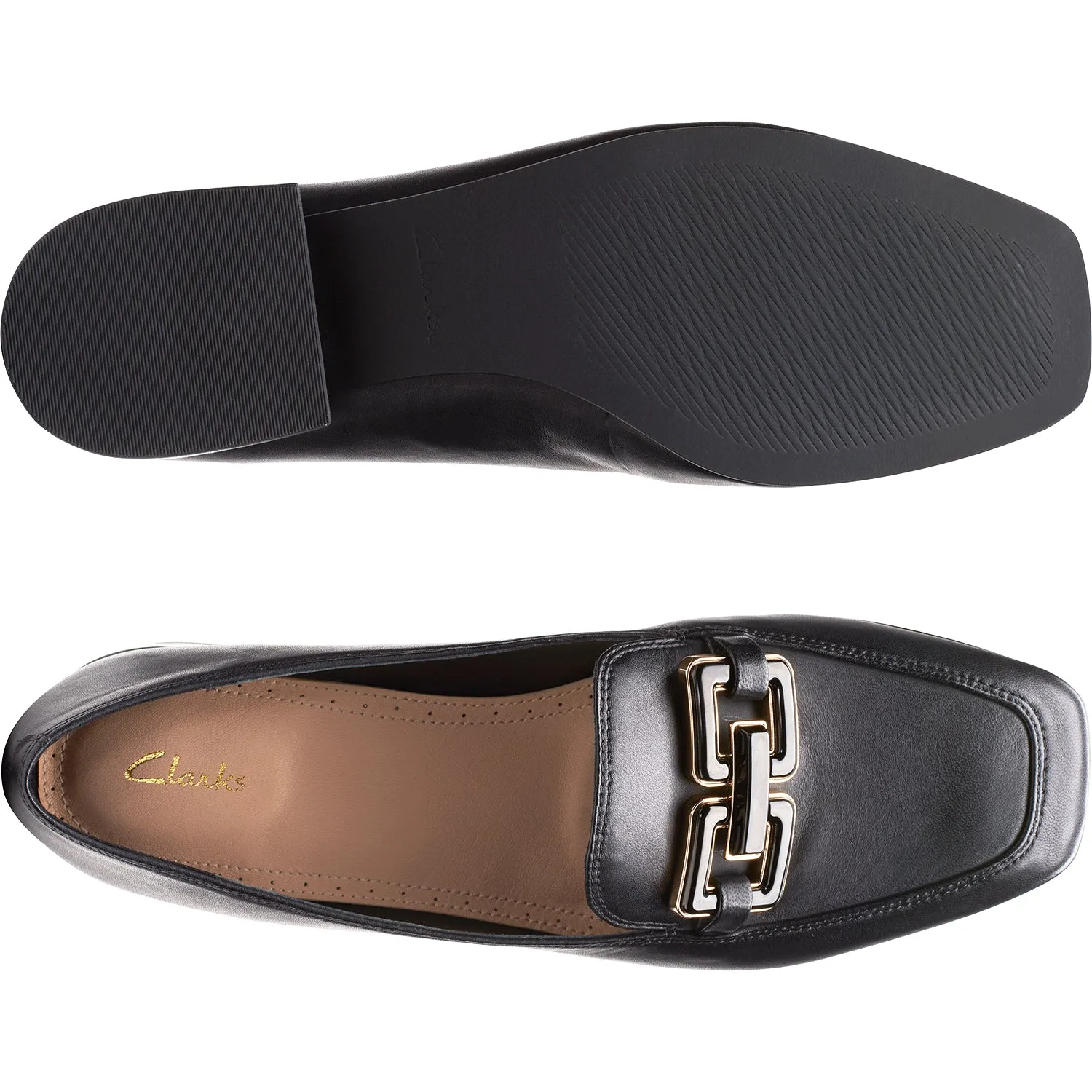 Women's Clarks Seren 30 Easy Black Leather