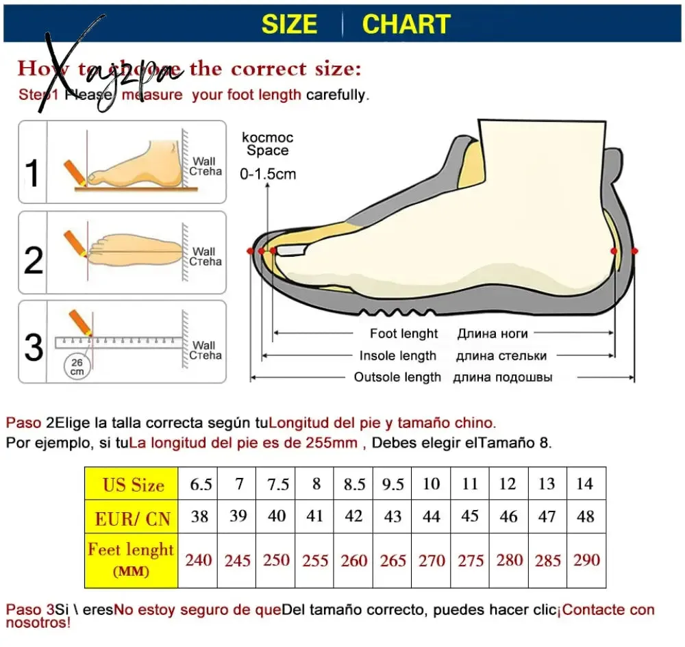 Xajzpa - Luxury Men's Slippers PU Leather Loafers Men Moccasins Casual Non-slip Man Shoes Summer Fashion Half Shoes For Men